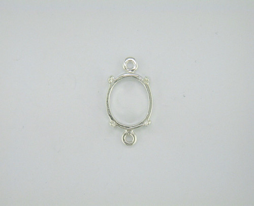 Oval cabochon double closed - oval,